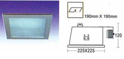 
ОСВ.ТЯЛО-ЗА ВГР. PL 2x26W XM2268NM